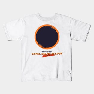 Total Solar Eclipse, Fat Shady Edition Astronomical Eclipse Event Art Kids T-Shirt